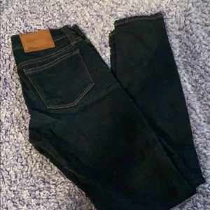 Dark wash gently used jcrew toothpick jeans